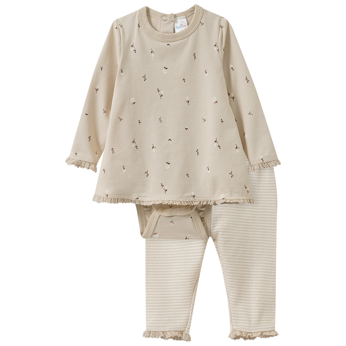 Newborn Set mit Bodykleid und Leggings Newborn Set mit Bodykleid und Leggings von Topomini