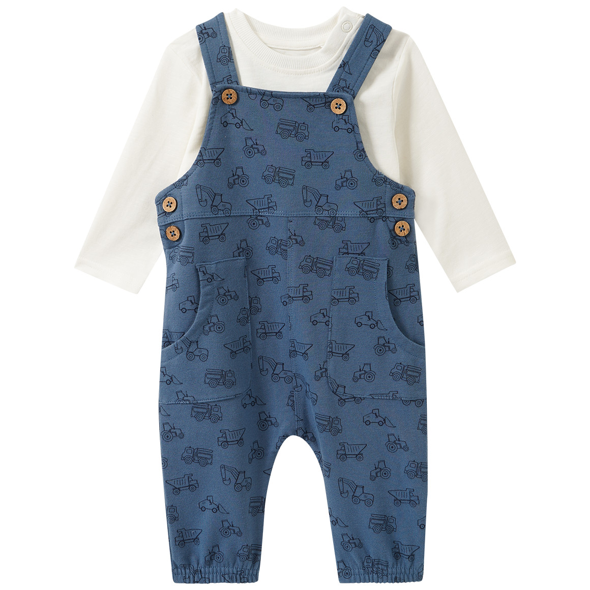 Newborn Set mit Fahrzeug-Allover Newborn Set mit Fahrzeug-Allover von Topomini