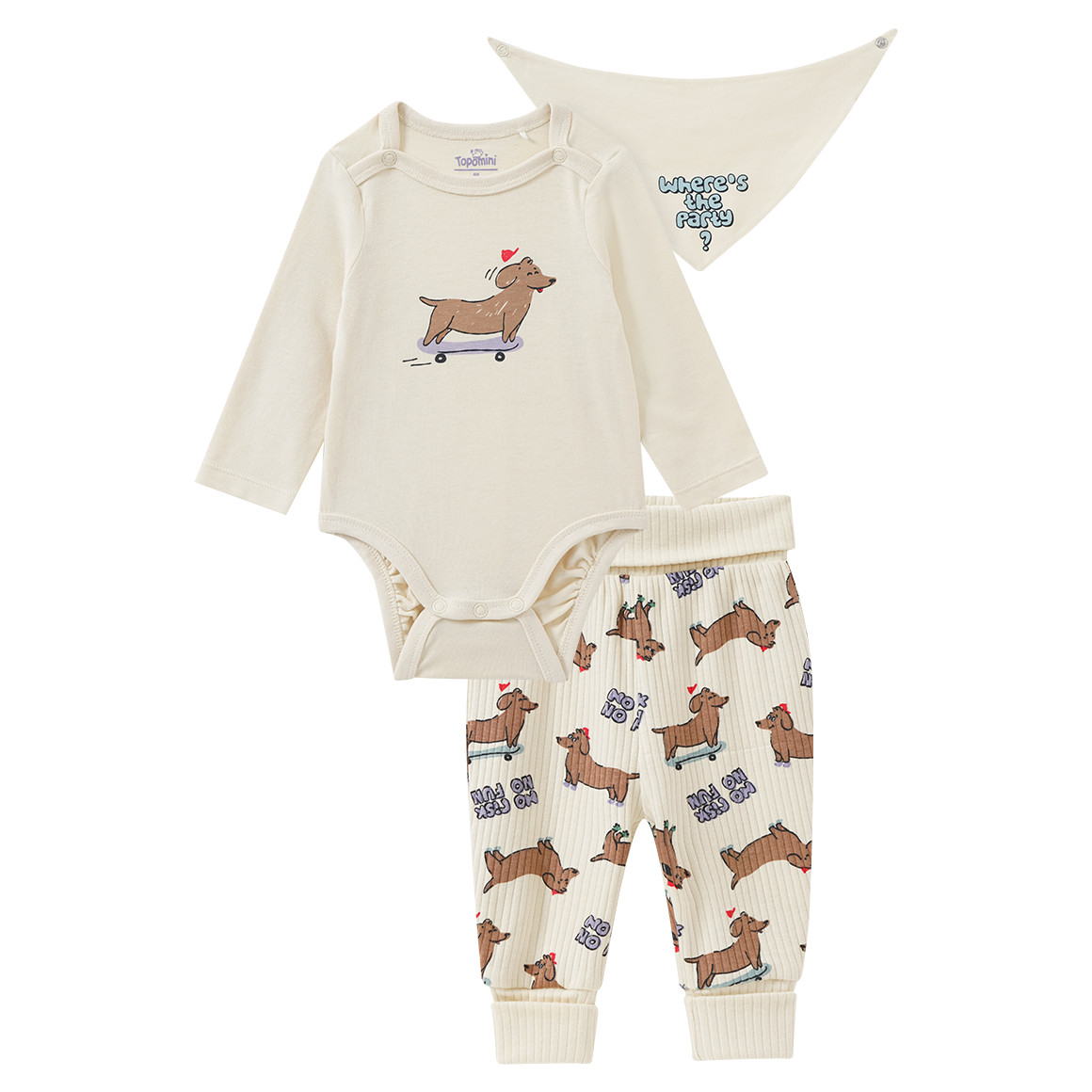 Newborn Set mit Langarmbody von Topomini