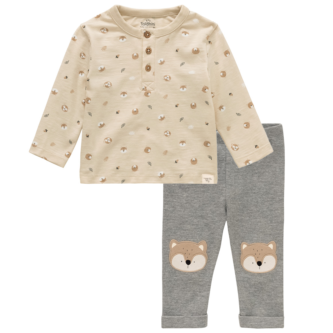 Newborn Set mit Langarmshirt und Hose Newborn Set mit Langarmshirt und Hose von Topomini