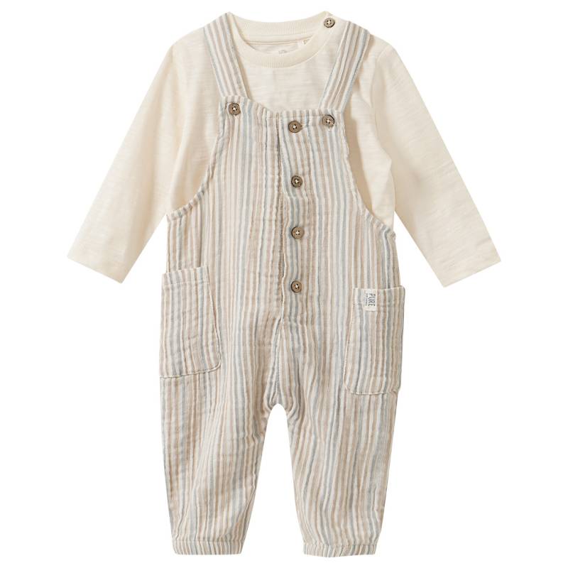 Newborn Set mit Latzhose und Langarmshirt von Topomini
