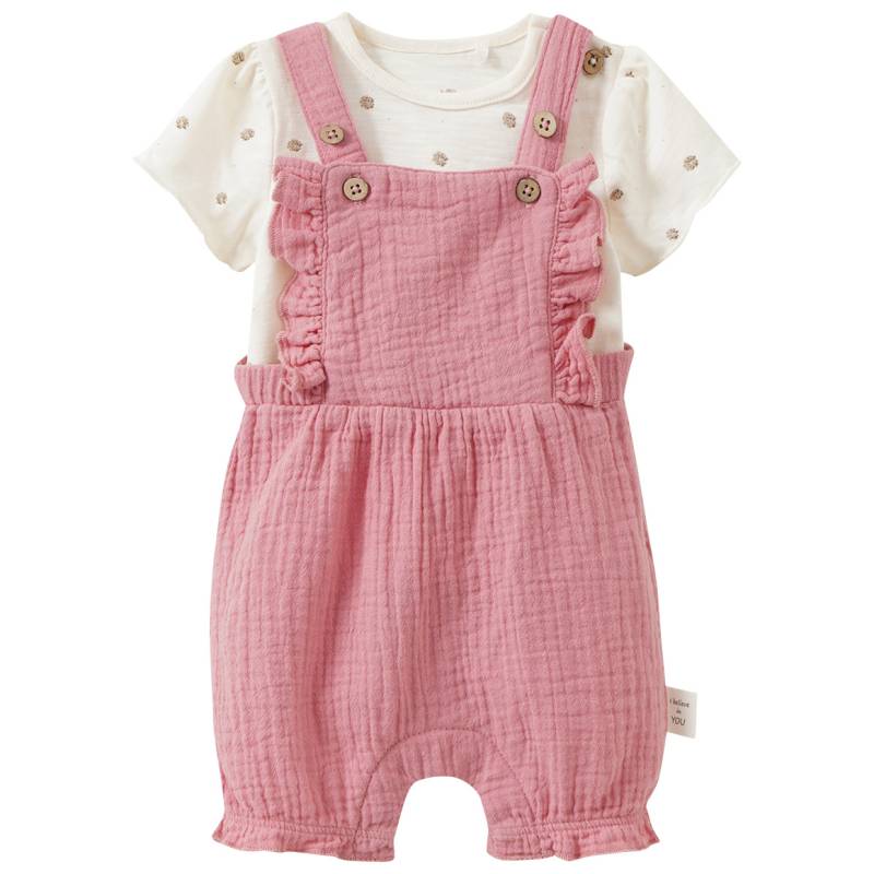 Newborn Set mit Latzhose und T-Shirt Newborn Set mit Latzhose und T-Shirt von Topomini