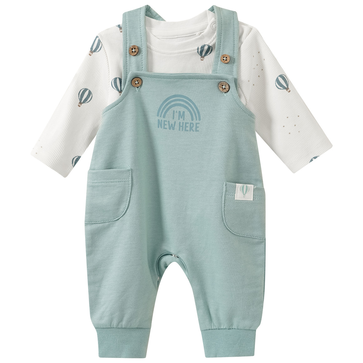 Newborn Set mit Strampler und Shirt Born 2026 Newborn Set mit Strampler und Shirt Born 2026 von Topomini
