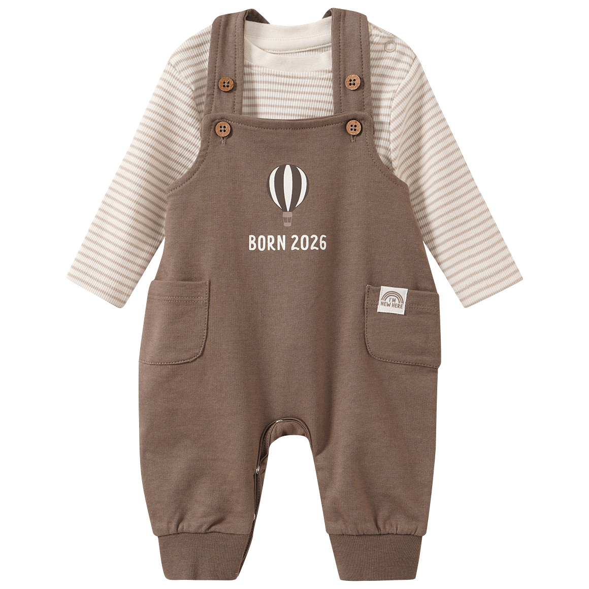 Newborn Set mit Strampler und Shirt Born 2026 Newborn Set mit Strampler und Shirt Born 2026 von Topomini
