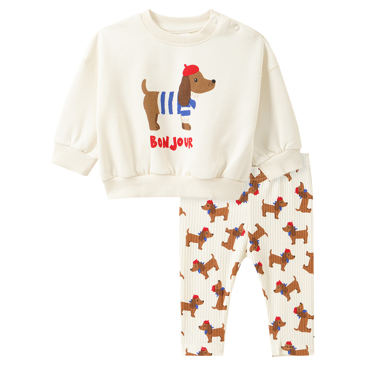 Newborn Set mit Sweatshirt und Leggings Newborn Set mit Sweatshirt und Leggings von Topomini