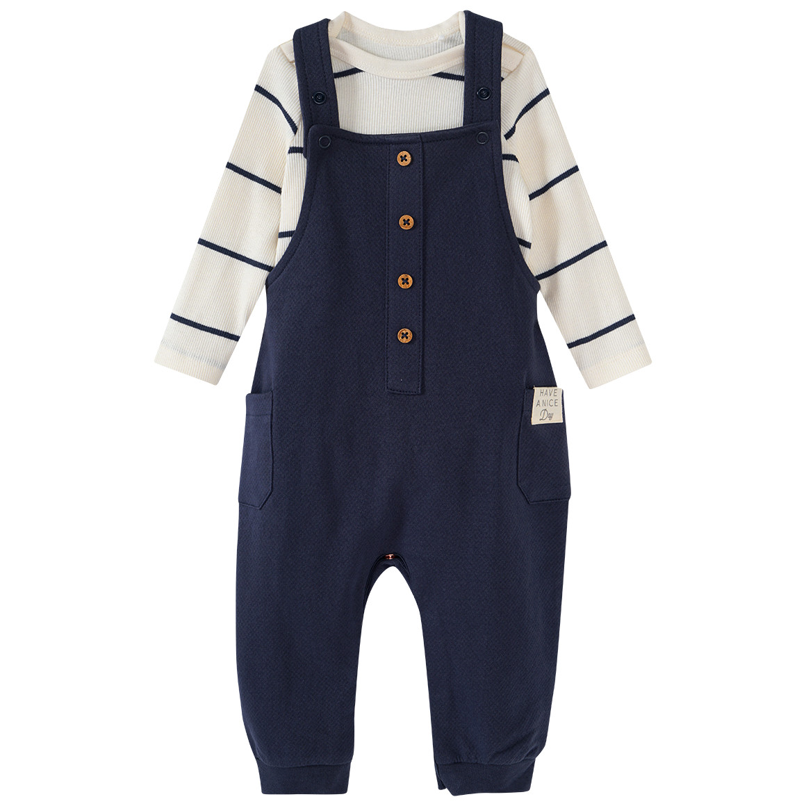 Newborn Strampler mit Langarmbody im Set von Topomini