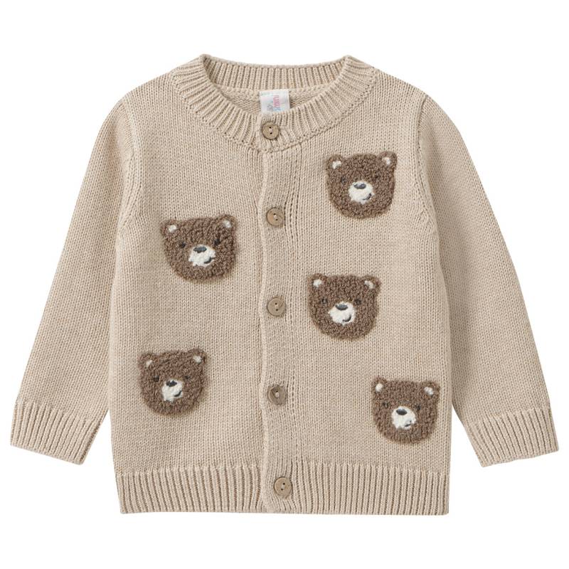 Newborn Strickjacke mit Bären-Motiven Newborn Strickjacke mit Bären-Motiven von Topomini