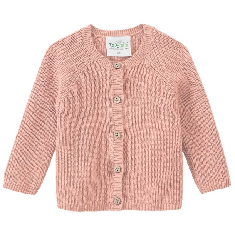 Newborn Strickjacke mit Knopfleiste von Topomini