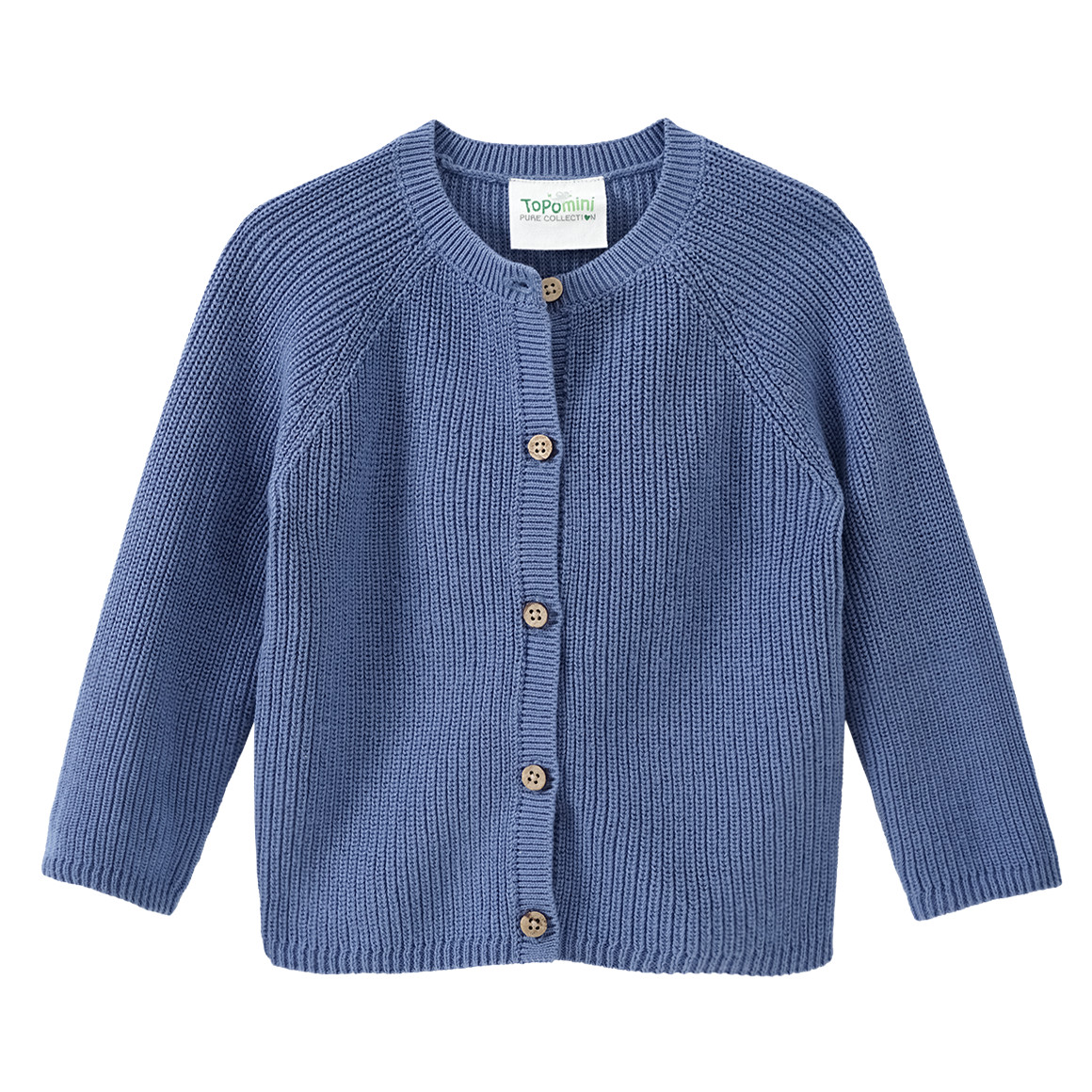 Newborn Strickjacke mit Knopfleiste von Topomini