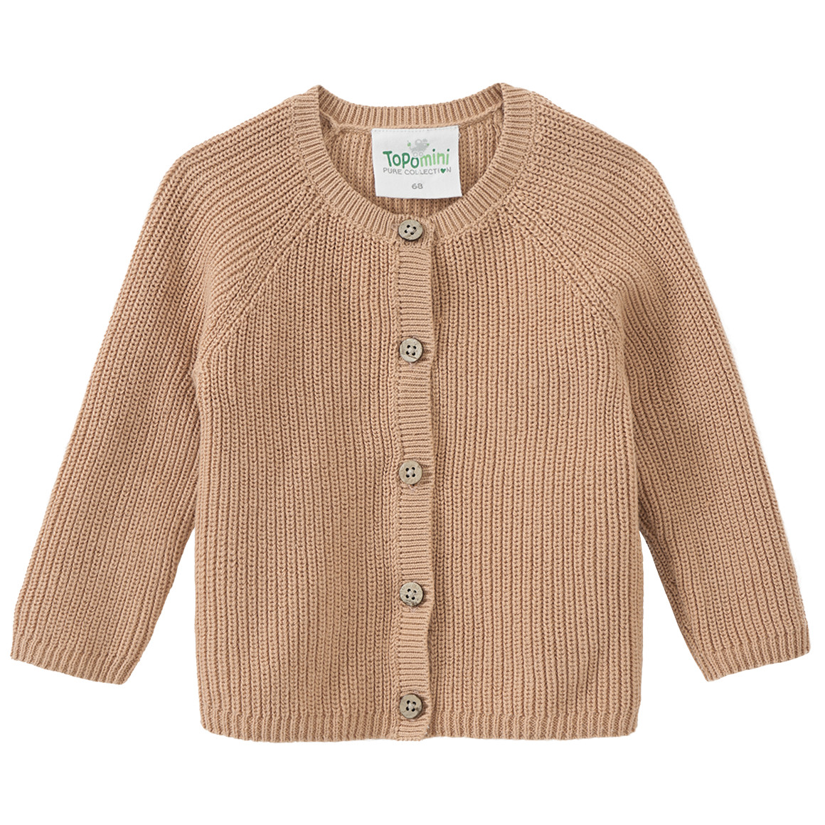 Newborn Strickjacke mit Knopfleiste von Topomini