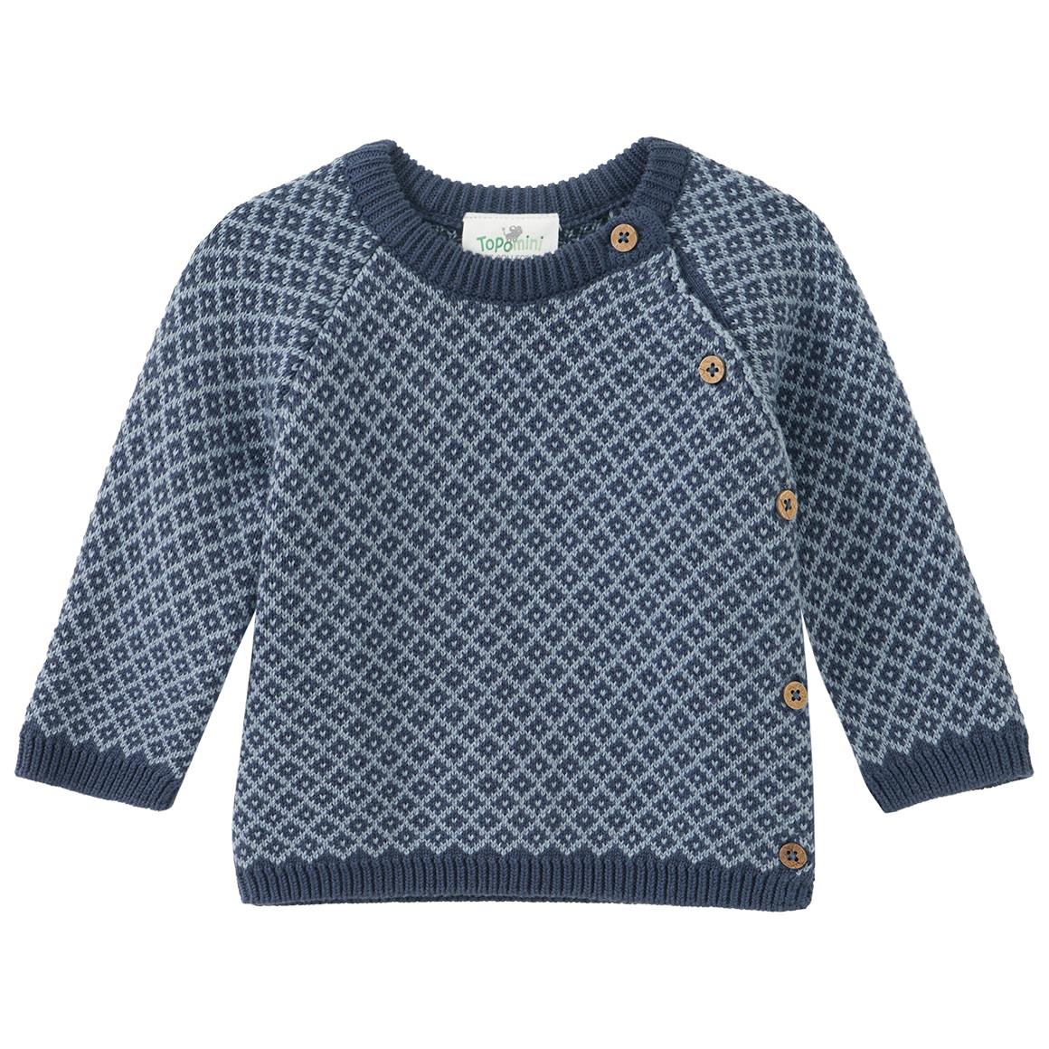 Newborn Strickjacke mit Knopfleiste Newborn Strickjacke mit Knopfleiste von Topomini