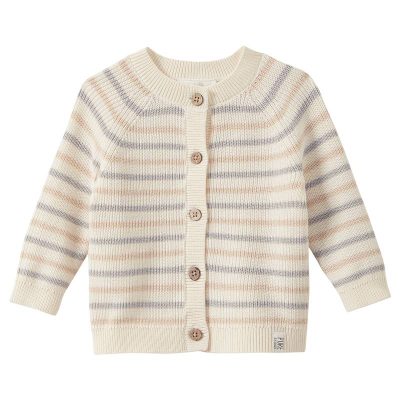 Newborn Strickjacke mit Streifen Newborn Strickjacke mit Streifen von Topomini