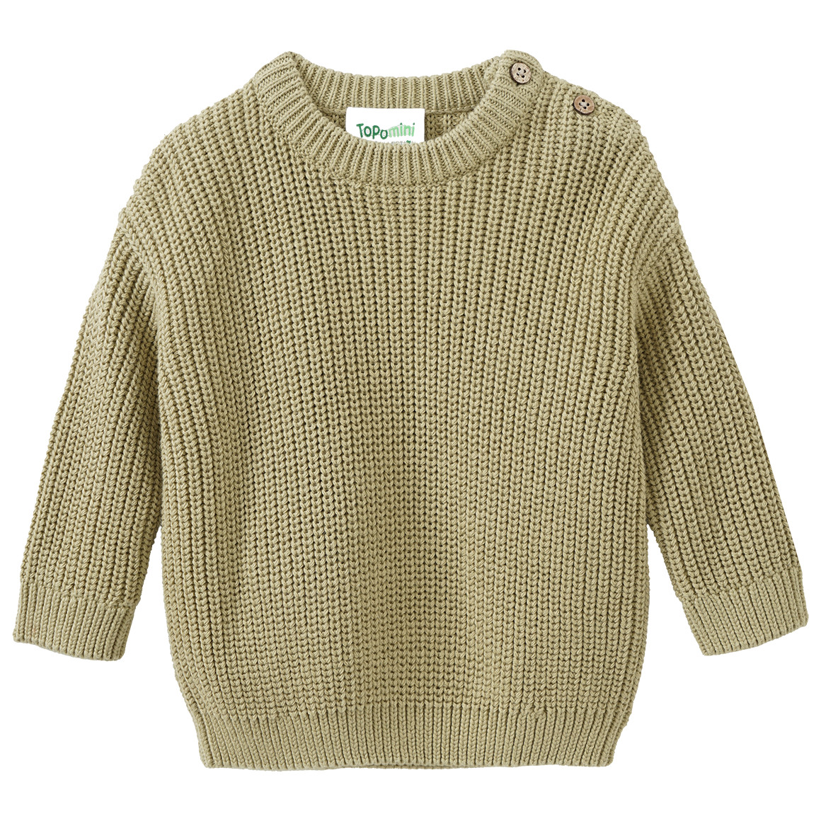 Newborn Strickpullover aus Bio-Baumwolle von Topomini