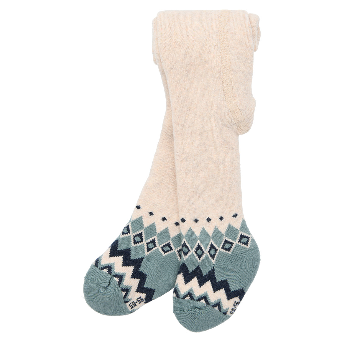 Newborn Strumpfhose mit Norwegermuster von Topomini