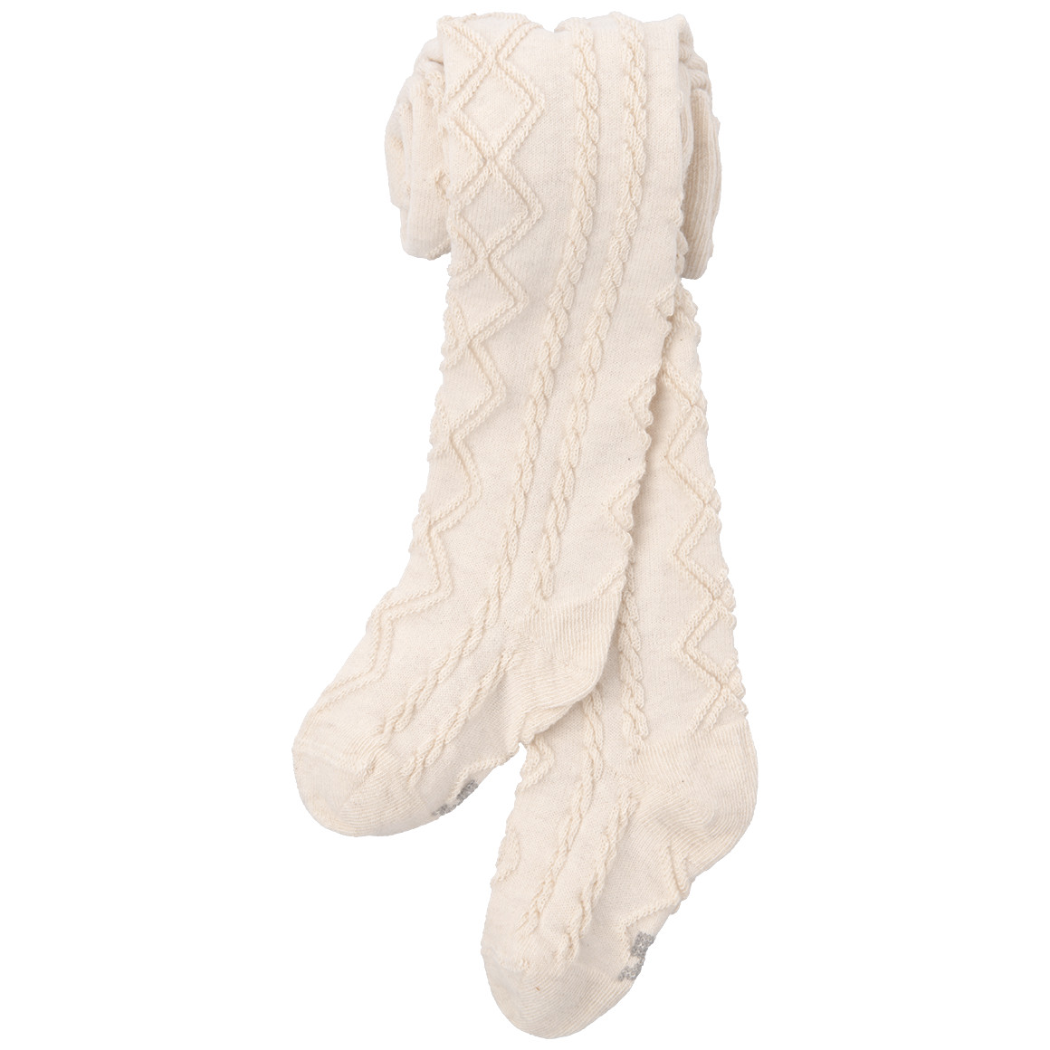 Newborn Strumpfhose mit Zopfmuster von Topomini