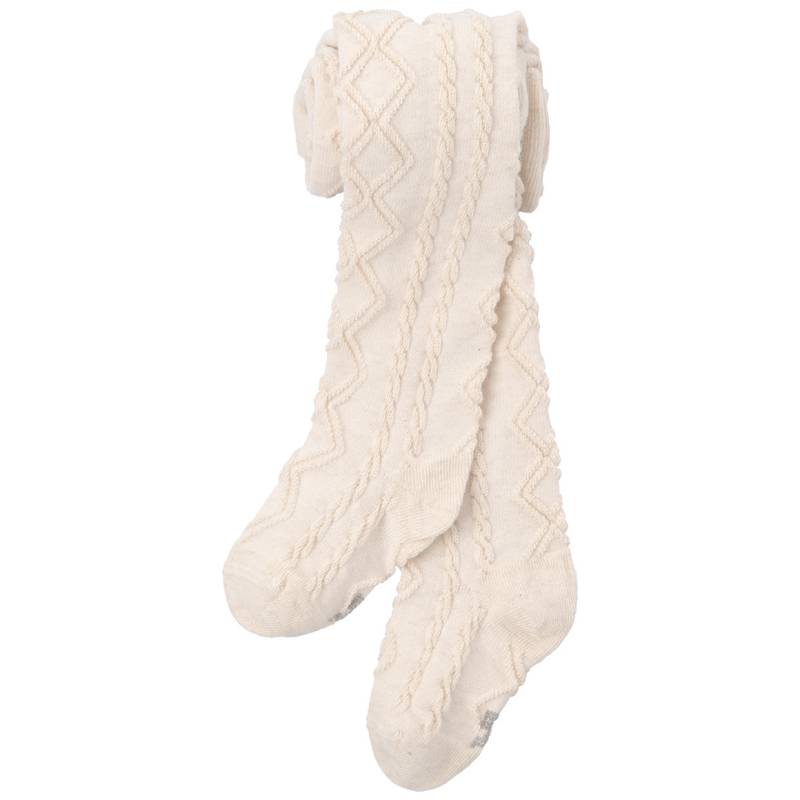 Newborn Strumpfhose mit Zopfmuster von Topomini