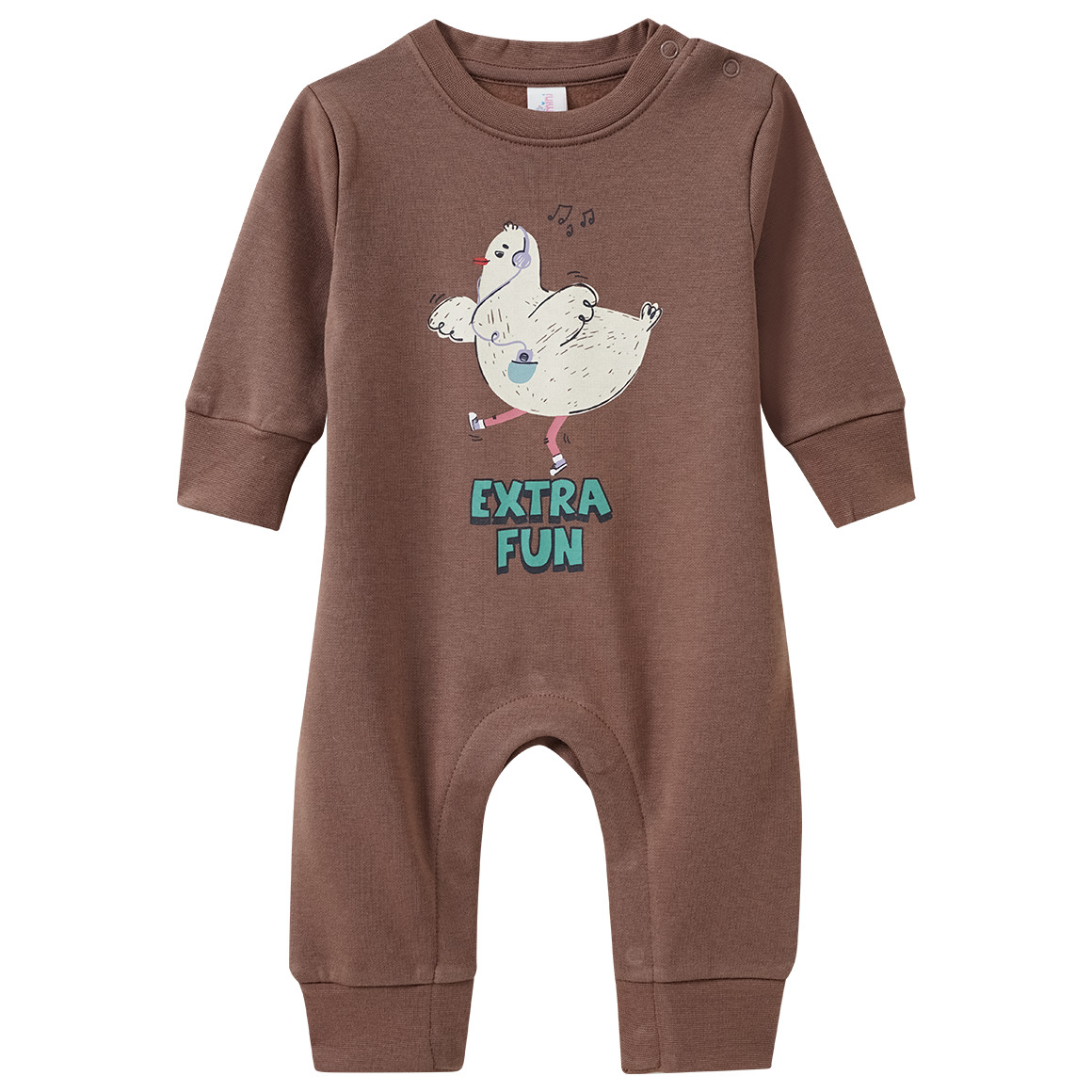 Newborn Sweatoverall mit Tier-Motiv von Topomini