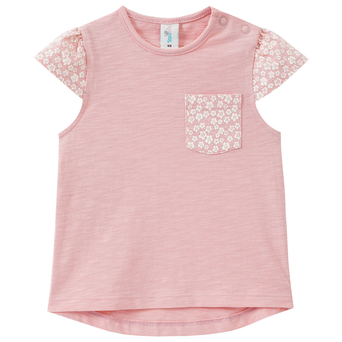 Newborn T-Shirt mit Brusttasche von Topomini