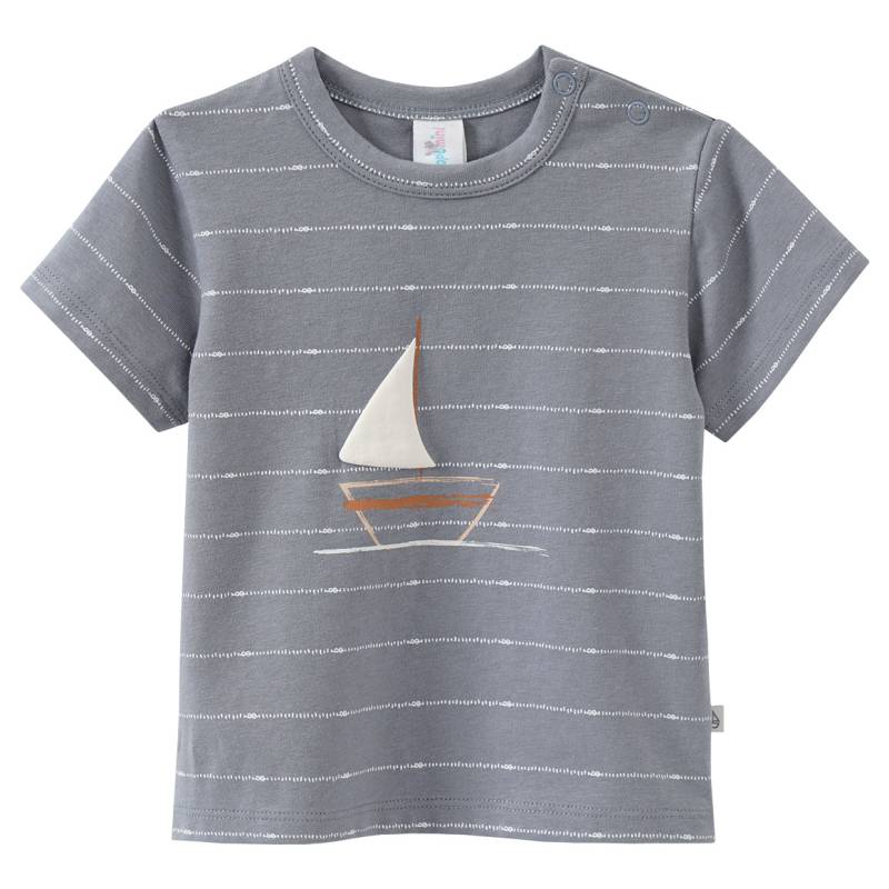 Newborn T-Shirt mit Segelboot-Print von Topomini