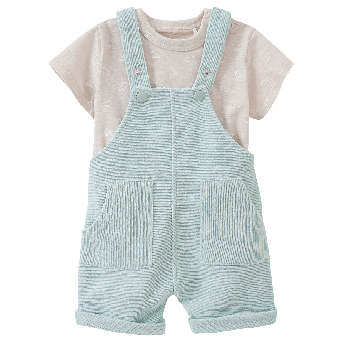 Newborn T-Shirt und Latzshorts im Set Newborn T-Shirt und Latzshorts im Set von Topomini