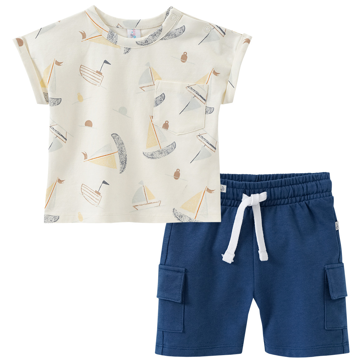 Newborn T-Shirt und Shorts im Set von Topomini