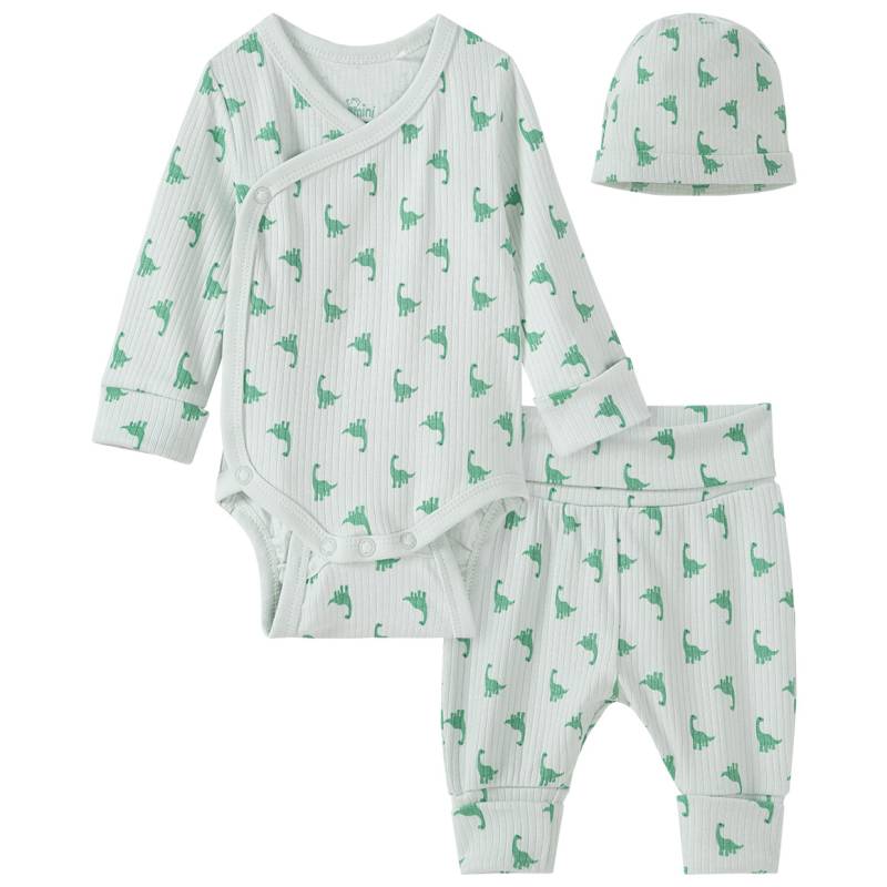 Newborn Wickelbody, Leggings und Mütze im Set von Topomini