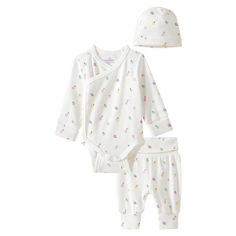 Newborn Wickelbody, Leggings und Mütze im Set von Topomini