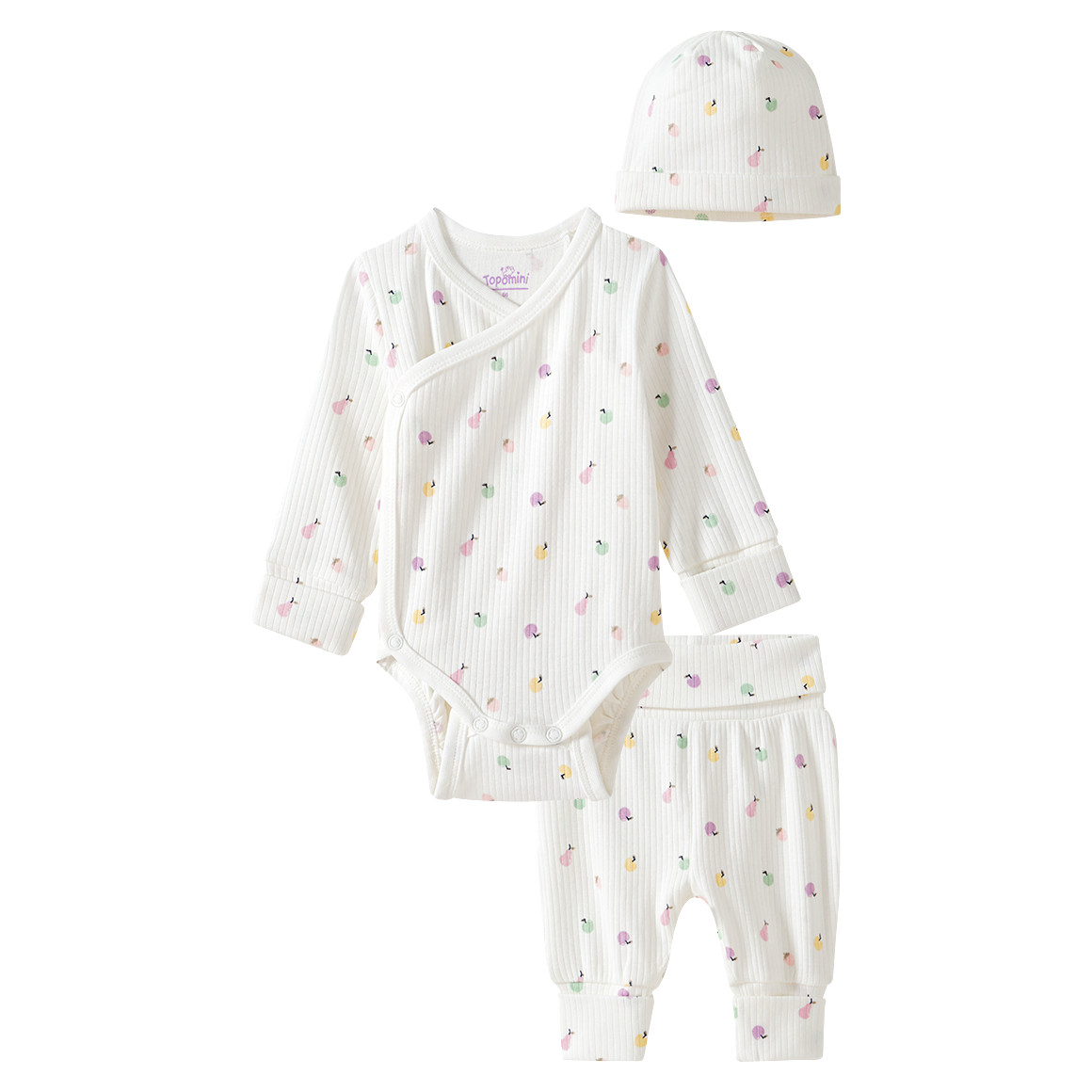 Newborn Wickelbody, Leggings und Mütze im Set Newborn Wickelbody, Leggings und Mütze im Set von Topomini