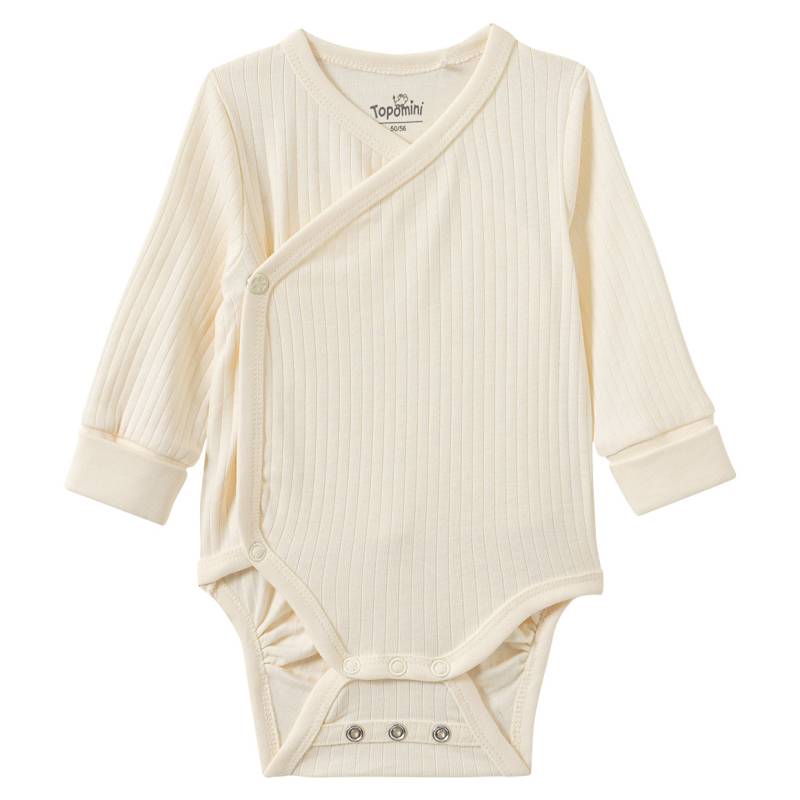 Newborn Wickelbody mit Bio-Baumwolle von Topomini