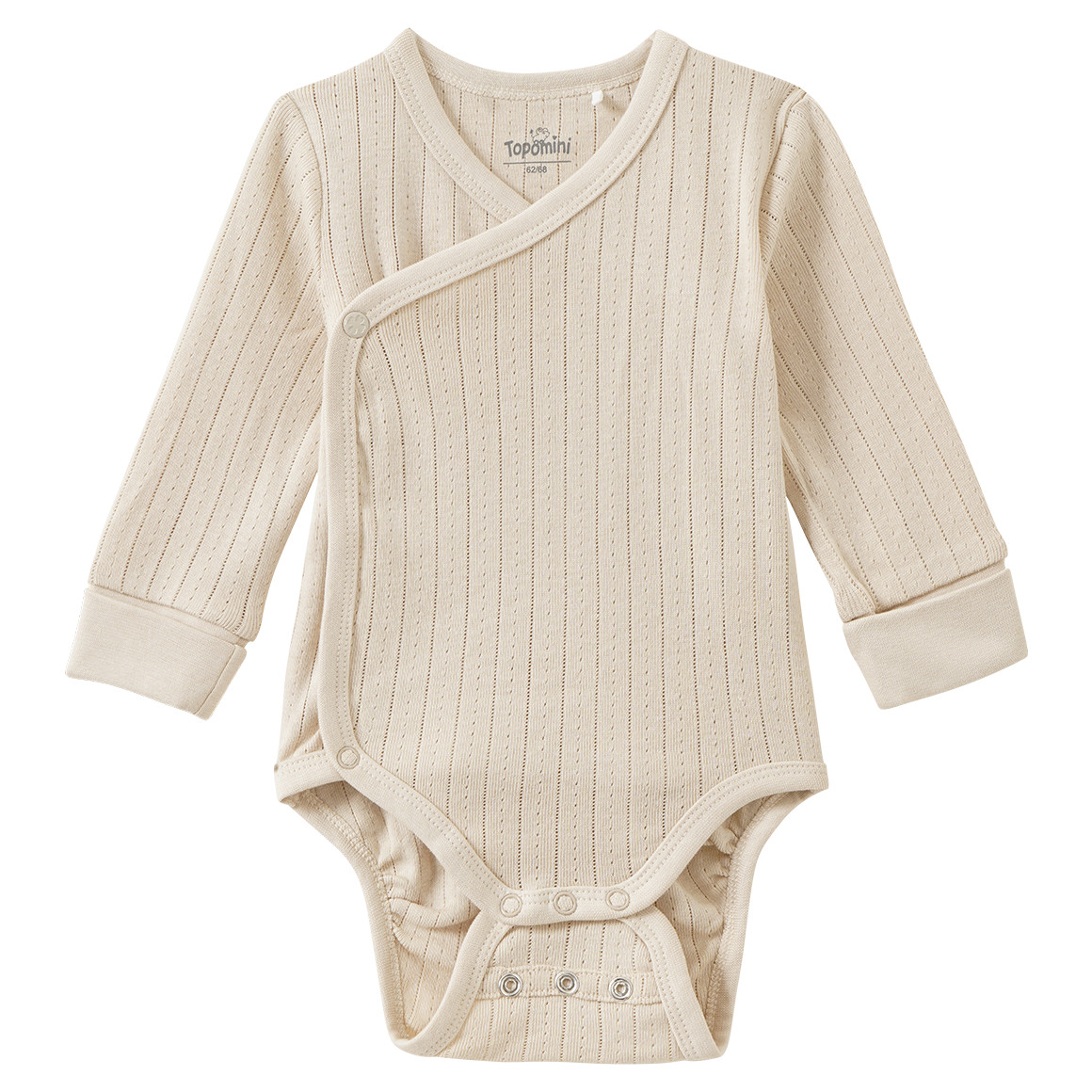 Newborn Wickelbody mit Lochmuster Newborn Wickelbody mit Lochmuster von Topomini