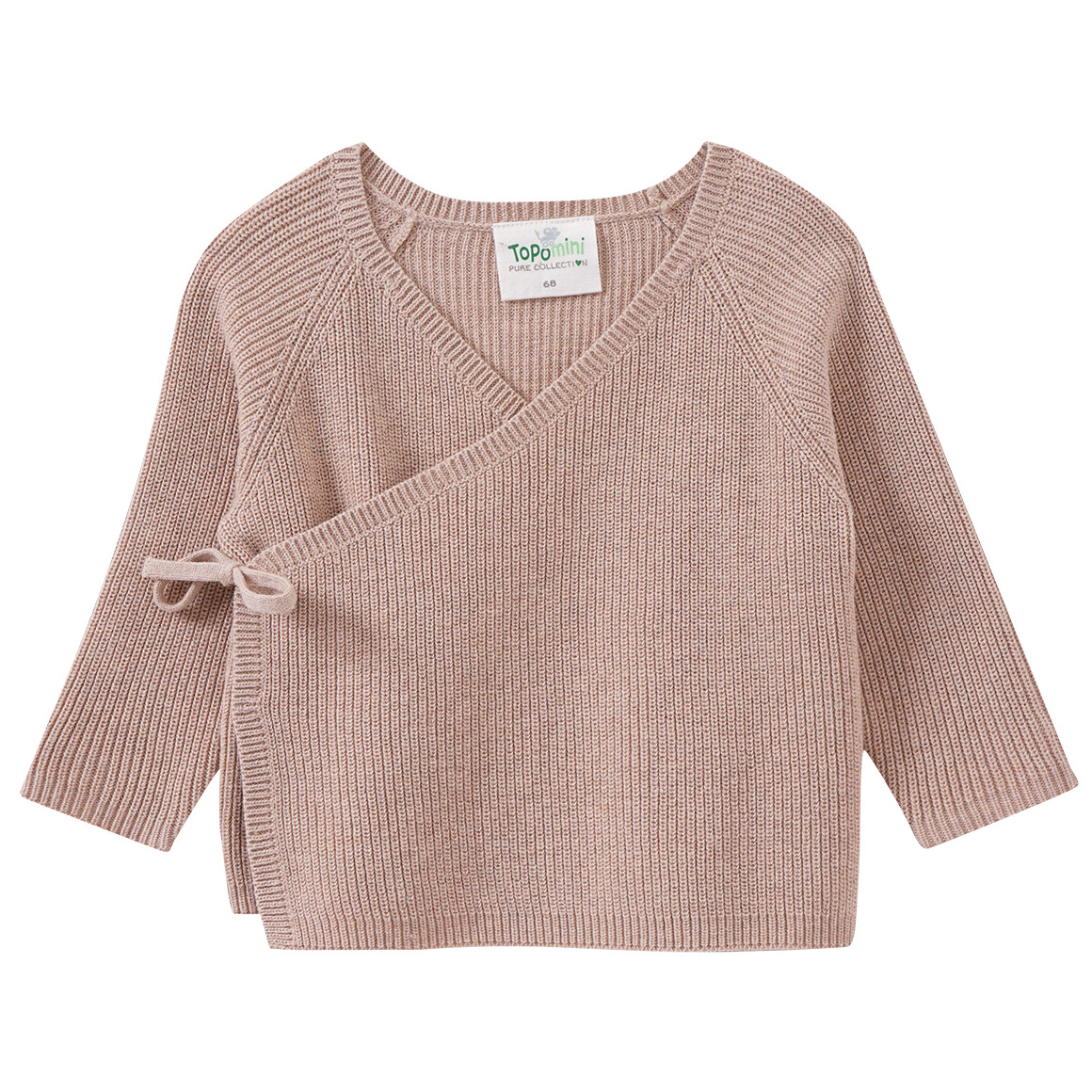 Newborn Wickeljacke aus Rippstrick von Topomini