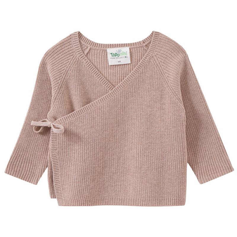 Newborn Wickeljacke aus Rippstrick von Topomini