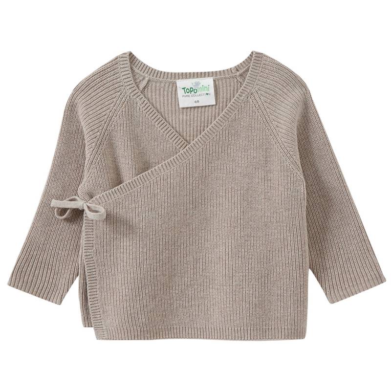 Newborn Wickeljacke aus Rippstrick von Topomini