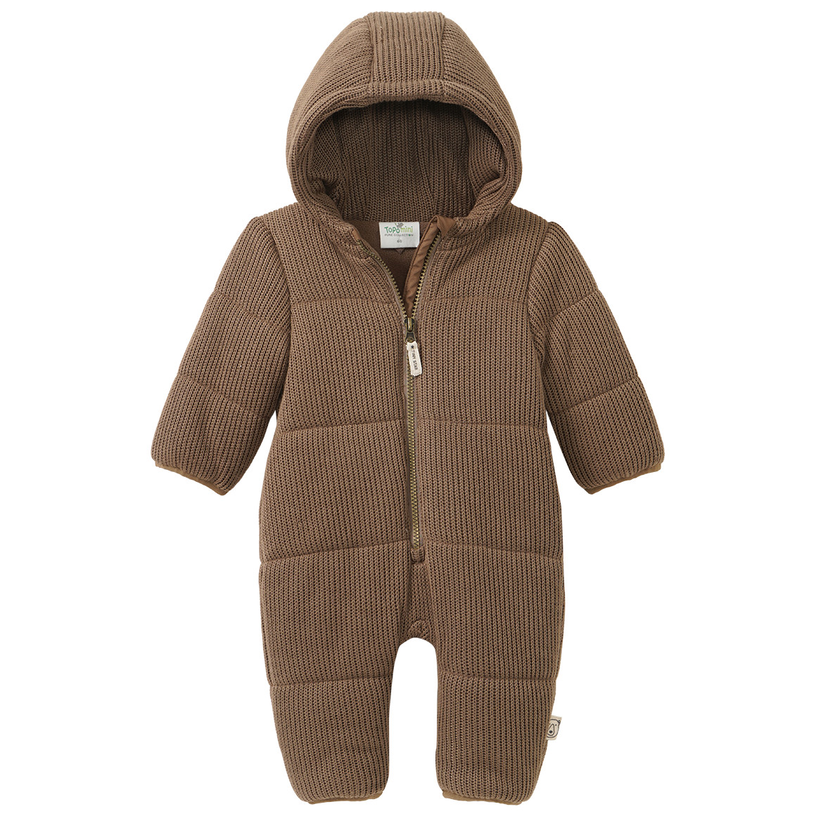 Newborn Winteroverall aus Rippstrick von Topomini