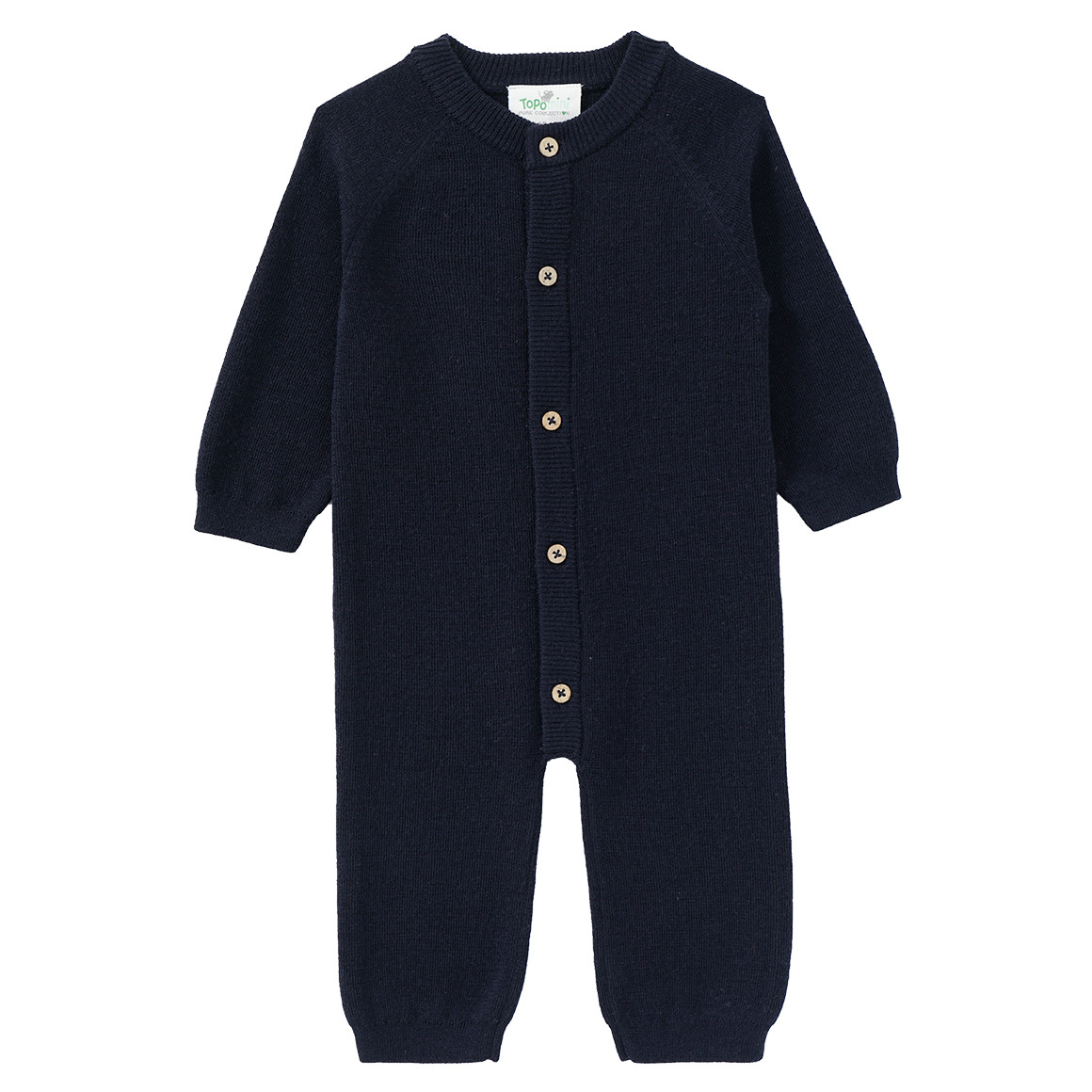 Newborn Woll-Overall unifarben von Topomini