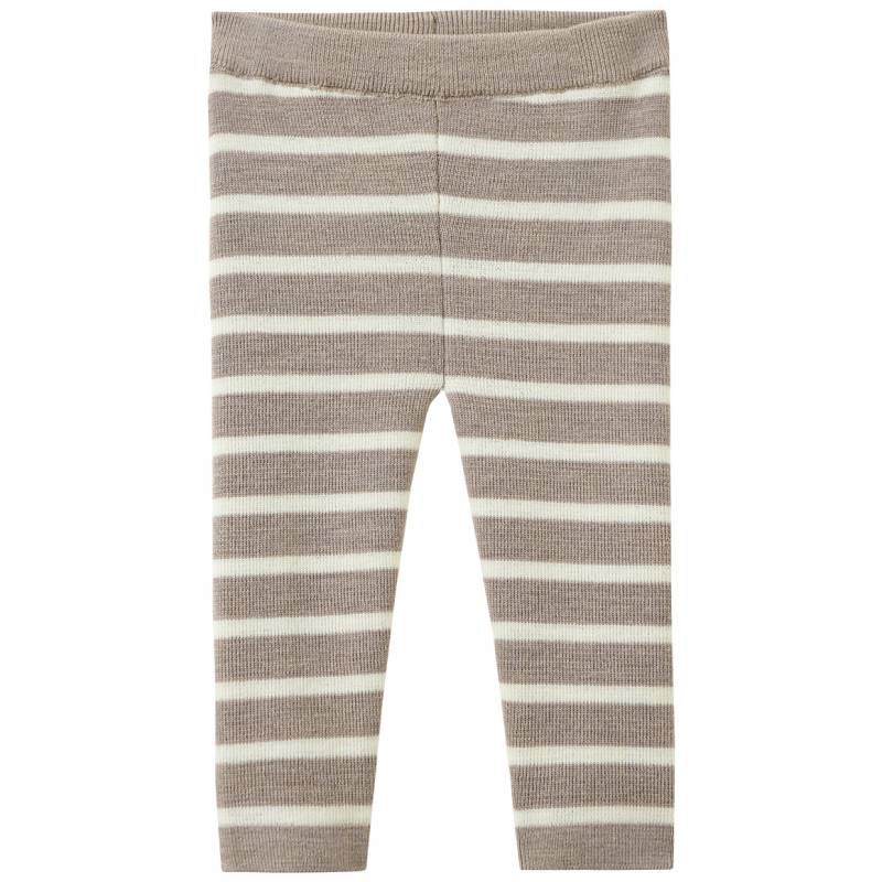 Newborn Woll-Strickhose mit Streifen Newborn Woll-Strickhose mit Streifen von Topomini