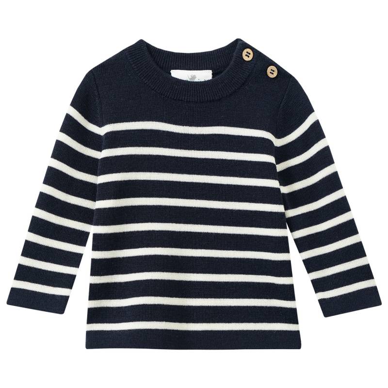 Newborn Woll-Strickpullover mit Streifen von Topomini