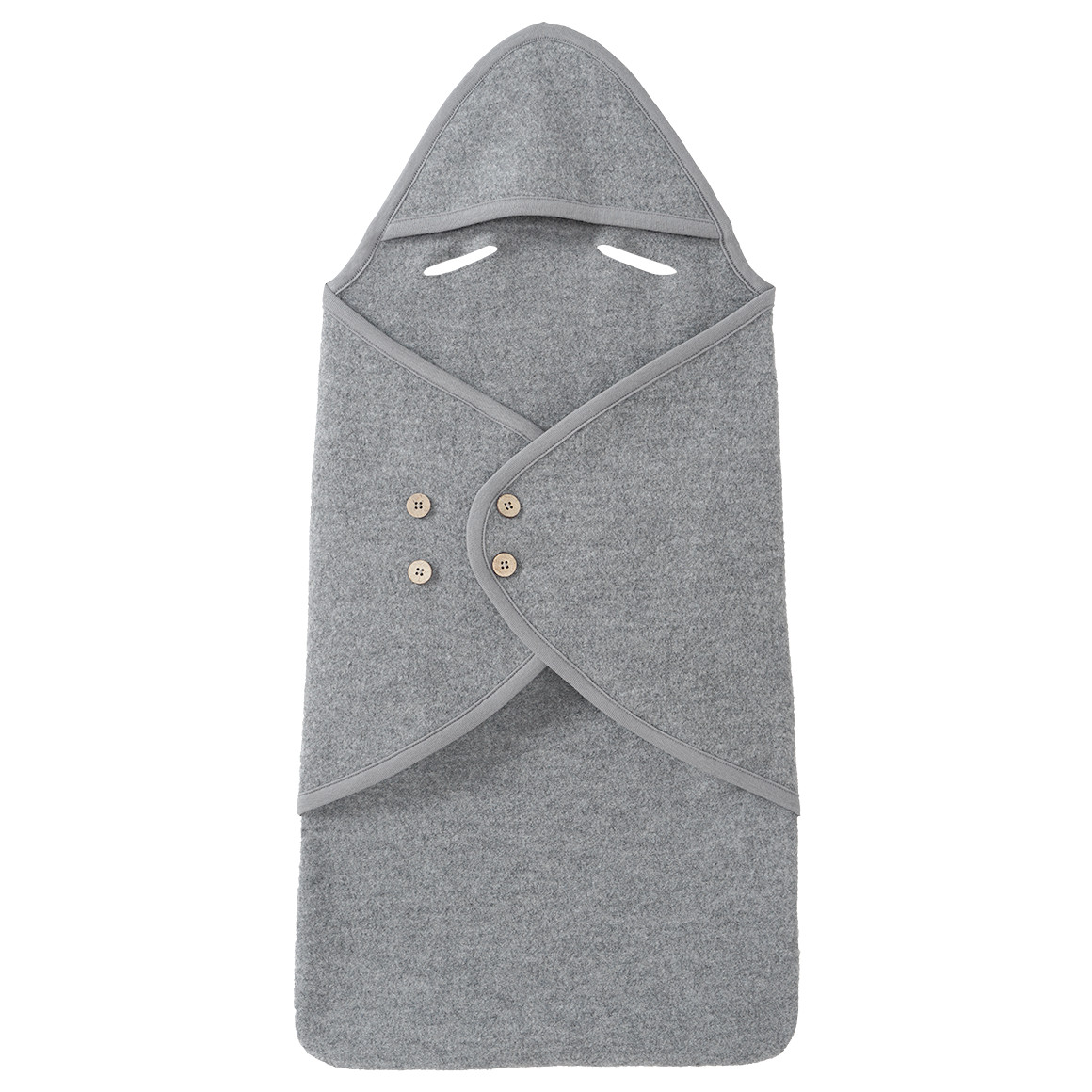 Newborn Wollwalk-Fußsack mit Kapuze Newborn Wollwalk-Fußsack mit Kapuze von Topomini