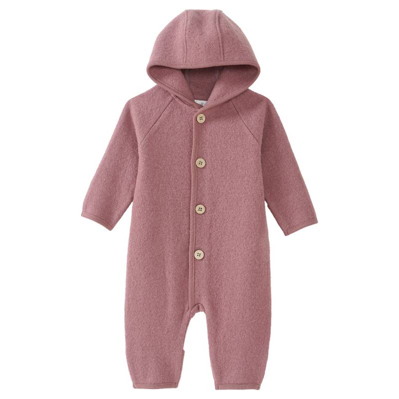 Newborn Wollwalk-Overall mit Umschlagbündchen Newborn Wollwalk-Overall mit Umschlagbündchen von Topomini