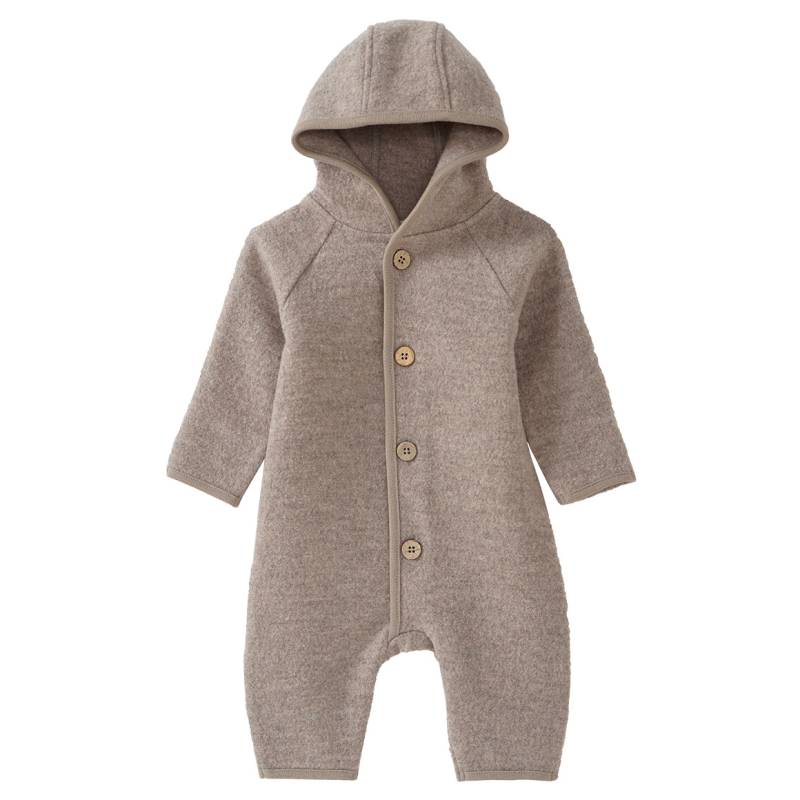 Newborn Wollwalk-Overall mit Umschlagbündchen Newborn Wollwalk-Overall mit Umschlagbündchen von Topomini