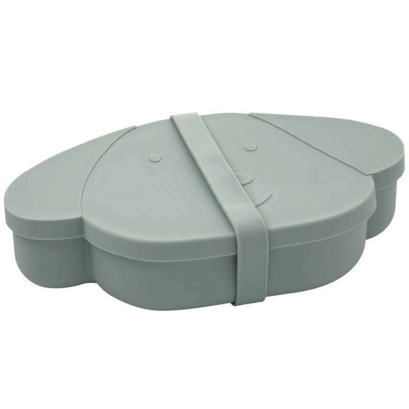 Silikon-Brotdose mit Deckel im Hunde-Design von Topomini