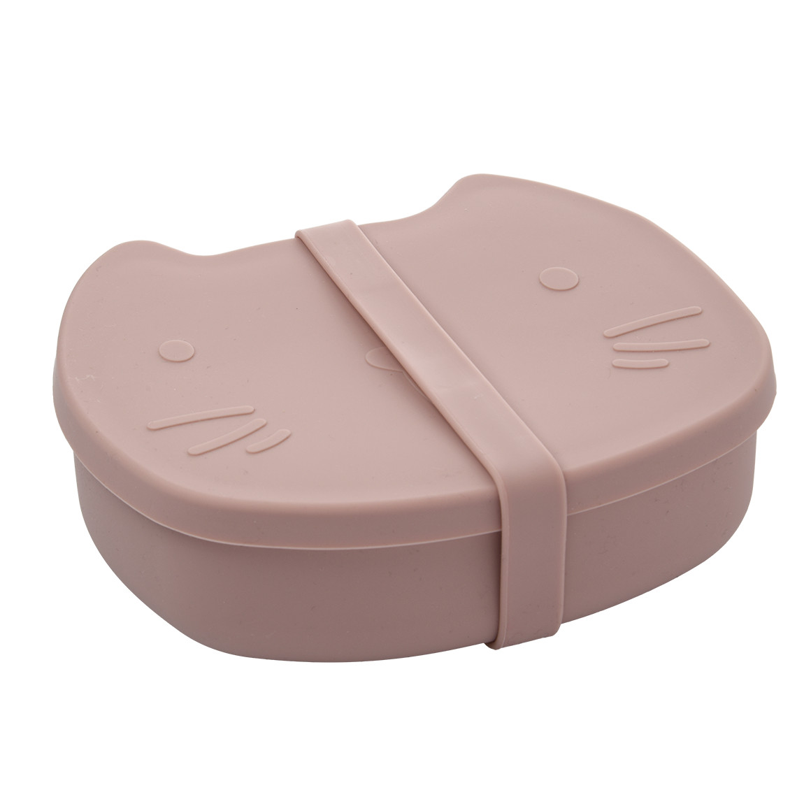 Silikon-Brotdose mit Deckel im Katzen-Design Silikon-Brotdose mit Deckel im Katzen-Design von Topomini