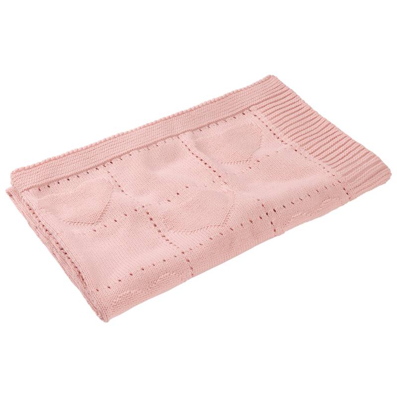 Strickdecke mit Herzen von Topomini