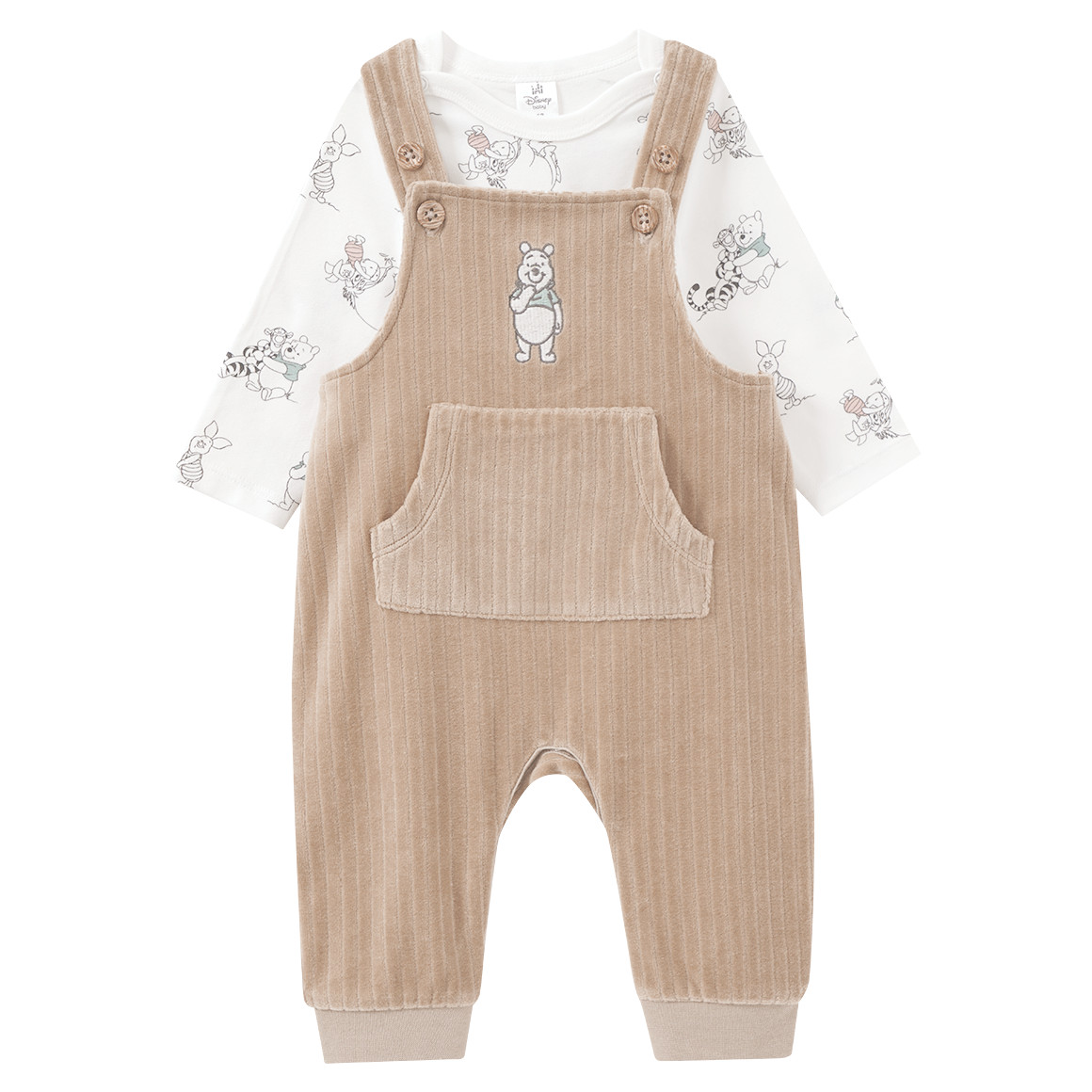 Winnie Puuh Set mit Strampler und Body Winnie Puuh Set mit Strampler und Body von Topomini