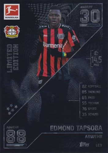 Match Attax Fußball Bundesliga 2021/2022 - Limited Edition Karten LE Einzelauswahl (LE9 - Edmond Tapsoba) von Topps (Sammelkarten Set)