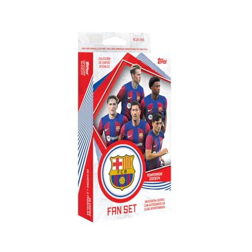 Topps Mayo 2023-24 Barcelona Fan-Set (28 Karten): Trading Cards, Sammlerkarten, Sport, Modern, Unisex, Weiß, 12.7 cm, Box, 5053307065529, 144+, 1200+, Adult von Topps Mayo