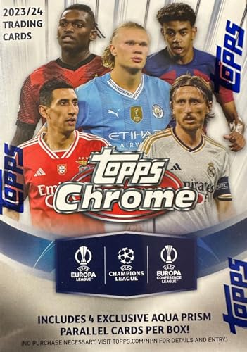 2023/24 Topps Chrom UEFA Club-Wettbewerbe Fußball Vorteilsbox 2023/24 Topps Chrom UEFA Club-Wettbewerbe Fußball Vorteilsbox von Topps