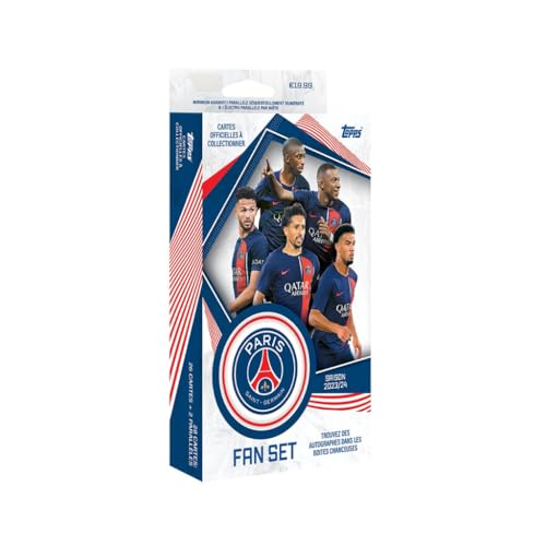2023-24 Topps Paris Saint Germain Fan-Set (28 Karten) von Topps Mayo