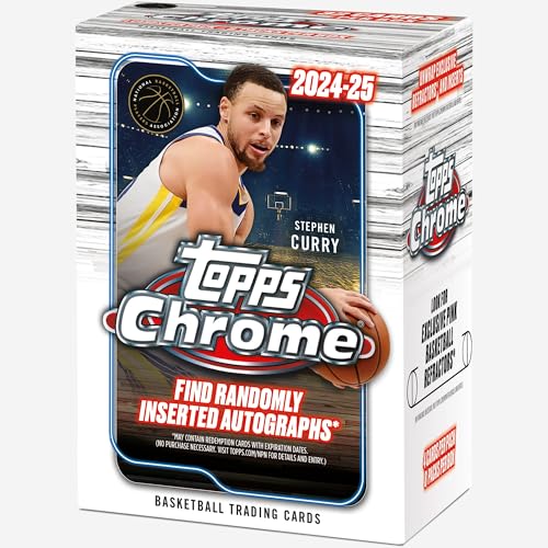 2024-25 Topps Chrom-Basketball, werksseitig versiegelt, Vorteilsbox 2024-25 Topps Chrom-Basketball, werksseitig versiegelt, Vorteilsbox von Topps