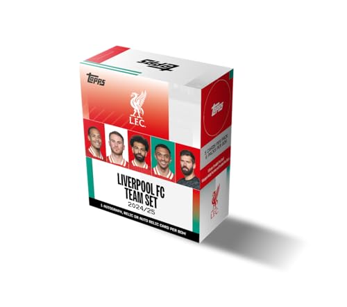 2024-25 Topps Liverpool-Team-Set – Box (30 Karten) von Topps